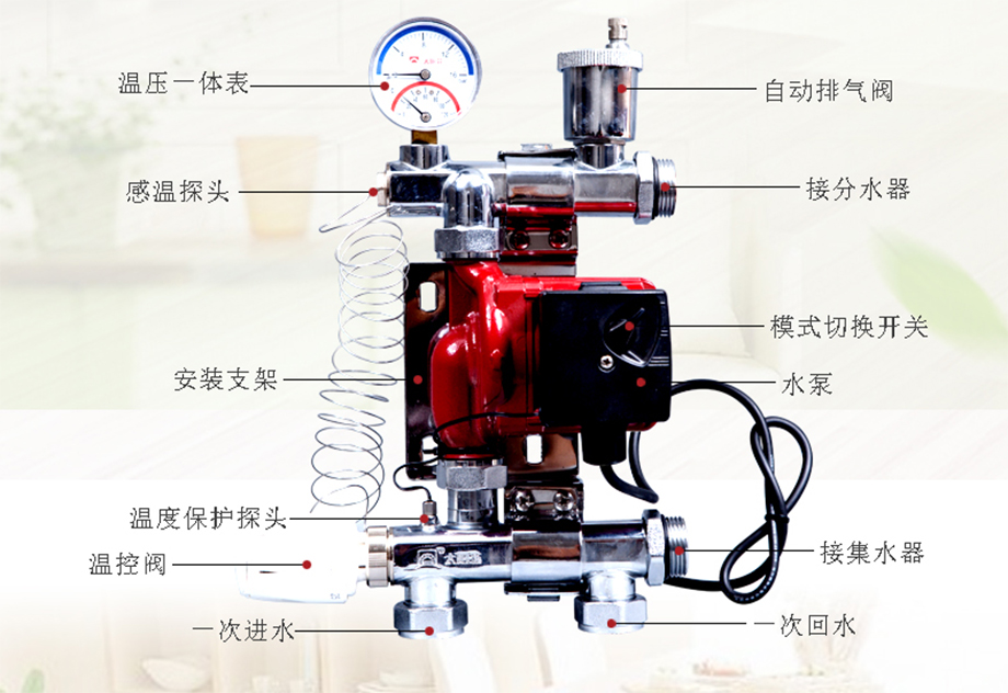 恒溫閥智能混水溫控中心T01